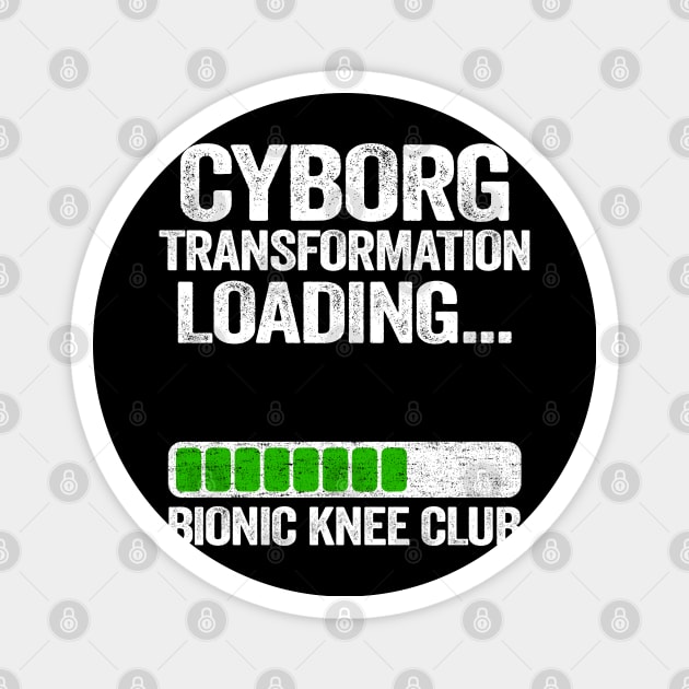 Knee Replacement Surgery Cyborg Transformation Magnet by Kuehni